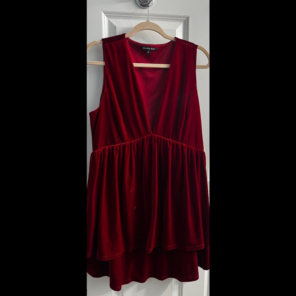 Red Velvet Dress